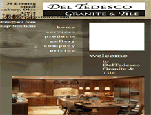 Tablet Screenshot of deltedescostone.com